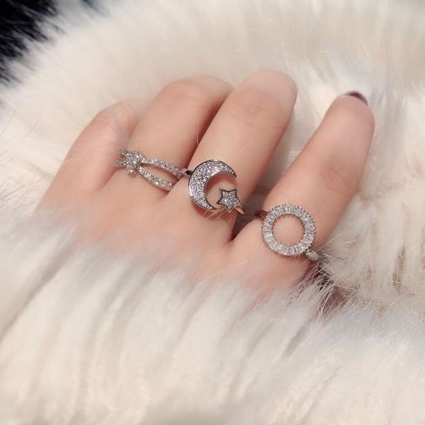 cluster rings elegant graceful all-match diamond ring simple cold style personality ins trendy index japanese mild luxury internet, Golden;silver
cluster rings elegant graceful all-match diamond ring simple cold style personality ins trendy index japanese mild luxury internet, Golden;silver