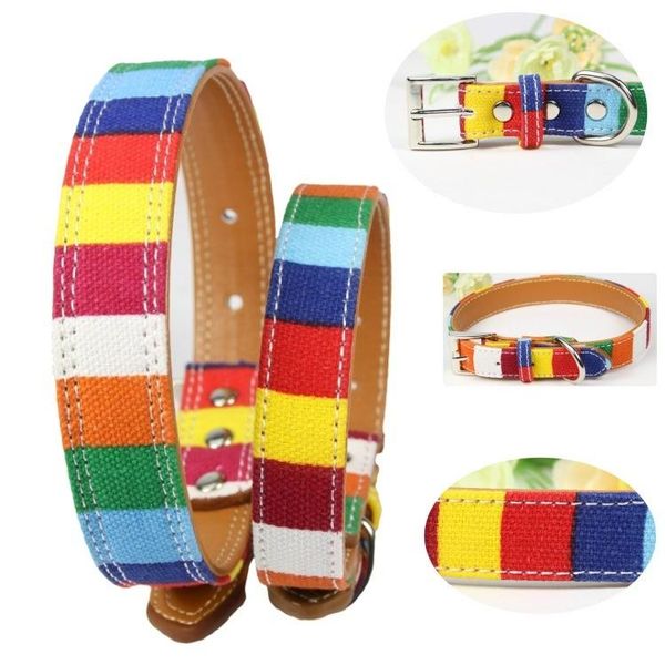 dog collars & leashes didihou 1pc fit small medium dogs colorful striped collar leash pu leather for cats decor durable
dog collars & leashes didihou 1pc fit small medium dogs colorful striped collar leash pu leather for cats decor durable