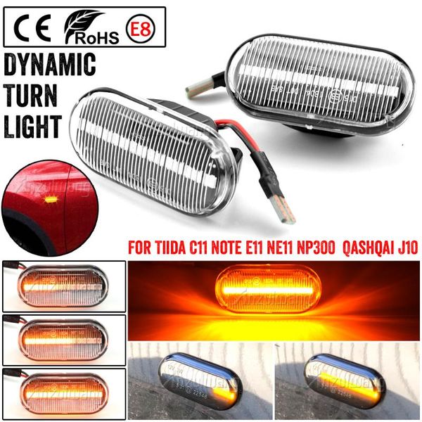 emergency lights 2x dynamic led side marker 12v flowing turn signal light lamp blinker for qashqai j10 note cube 350z
emergency lights 2x dynamic led side marker 12v flowing turn signal light lamp blinker for qashqai j10 note cube 350z