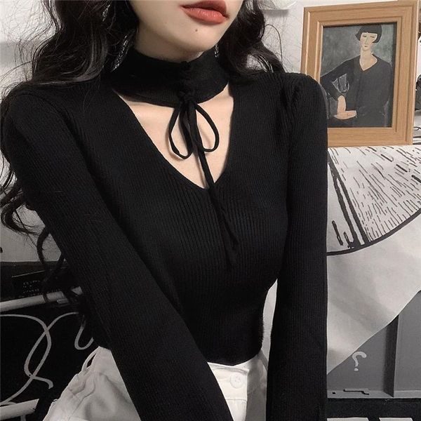 women's hoodies & sweatshirts autumn streetwear fashion vintage black long sleeve v-neck women slim knitted top
women's hoodies & sweatshirts autumn streetwear fashion vintage black long sleeve v-neck women slim knitted top