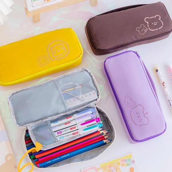 pencil bags portable case with handle hidden pocket pen slot travel toiletries bag for student girl women
pencil bags portable case with handle hidden pocket pen slot travel toiletries bag for student girl women