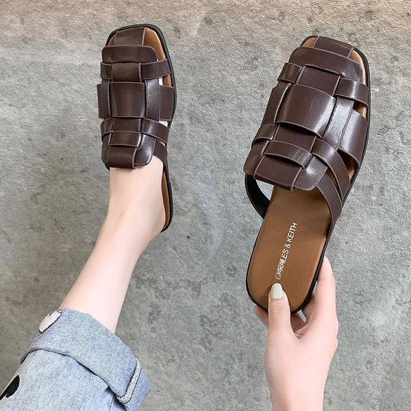 slippers flat shoes female low ladies' cover toe luxury slides slipers women designer 2021 summer pu totem rubber hoof heels bas, Black
slippers flat shoes female low ladies' cover toe luxury slides slipers women designer 2021 summer pu totem rubber hoof heels bas, Black