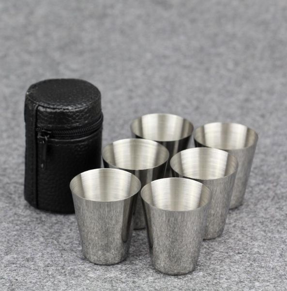 mugs 6pcs/4pcs set 30ml outdoor practical stainless steel cups ss mini glasses for whisky wine portable drinkware
mugs 6pcs/4pcs set 30ml outdoor practical stainless steel cups ss mini glasses for whisky wine portable drinkware