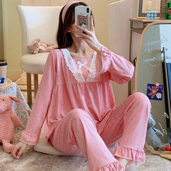 women's sleepwear cartoon cute pijamas women cotton nightwear suit sweet student's sleepwear pajamas set polka dot ladies pyjamas, Black;red
women's sleepwear cartoon cute pijamas women cotton nightwear suit sweet student's sleepwear pajamas set polka dot ladies pyjamas, Black;red