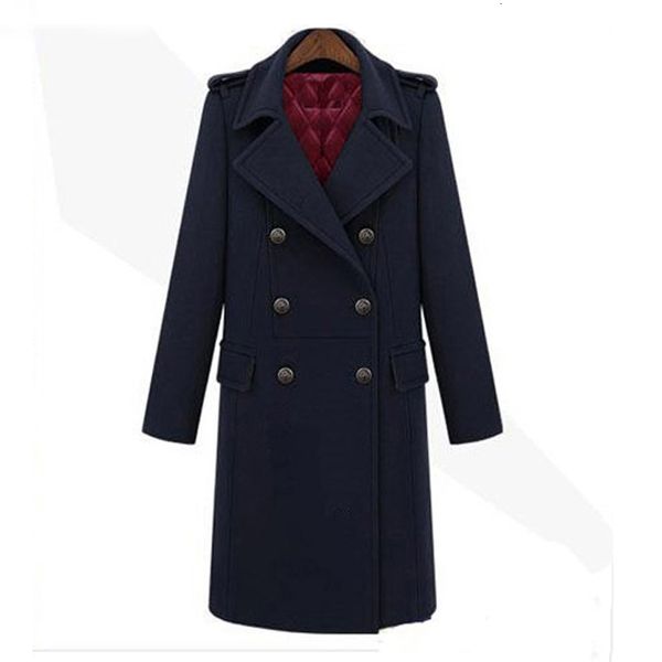 wool blends fashion double breasted long coat women faux cashmere overcoat thick jacket windbreaker wool winter brand clothing, Black
wool blends fashion double breasted long coat women faux cashmere overcoat thick jacket windbreaker wool winter brand clothing, Black