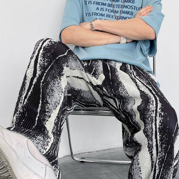 men's pants streetwear casual summer harajuku lightweight joggers printing pleated ice-silk comfortable women's, Black
men's pants streetwear casual summer harajuku lightweight joggers printing pleated ice-silk comfortable women's, Black