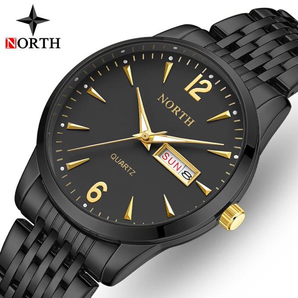 wristwatches north black watches for men stainless steel casual business quartz mens wristwatch waterproof relogio masculin, Slivery;brown
wristwatches north black watches for men stainless steel casual business quartz mens wristwatch waterproof relogio masculin, Slivery;brown