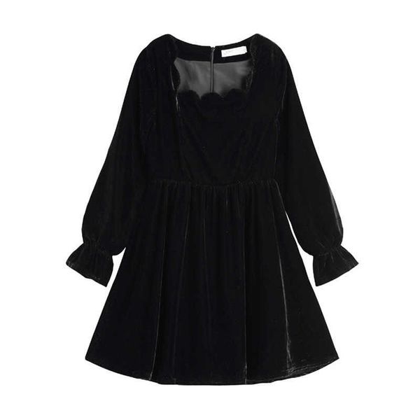 perhaps u women black bling solid velvet long sleeve a line elegant mini dress female puff sleeve slash neck d3006 210529, Black;gray
perhaps u women black bling solid velvet long sleeve a line elegant mini dress female puff sleeve slash neck d3006 210529, Black;gray