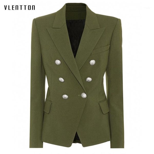 women's suits & blazers est 2021 designer office lady blazer jacket lion metal buttons double breasted outer coat green, White;black
women's suits & blazers est 2021 designer office lady blazer jacket lion metal buttons double breasted outer coat green, White;black