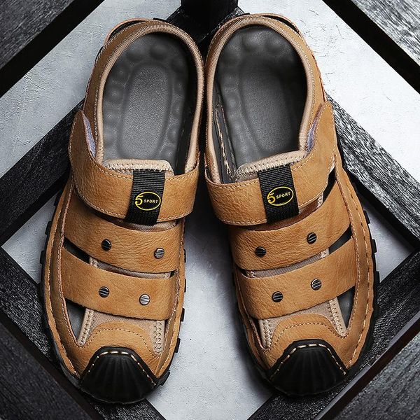 sandals merkmak men's summer soft comfortable men shoes genuine leather big size outdoor roman, Black
sandals merkmak men's summer soft comfortable men shoes genuine leather big size outdoor roman, Black