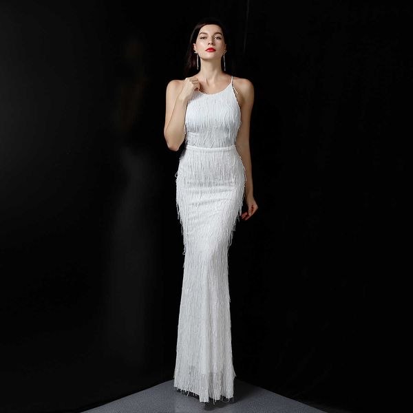 luxury evening dress 18080# polyter thread tassel beads fish tail banquet elegant temperament annual meeting host model evening female autum, Black;gray
luxury evening dress 18080# polyter thread tassel beads fish tail banquet elegant temperament annual meeting host model evening female autum, Black;gray