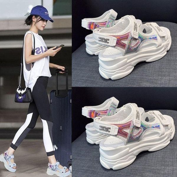 women's sports sandals summer 2021 korean style platform beach shoes women ins, Black
women's sports sandals summer 2021 korean style platform beach shoes women ins, Black