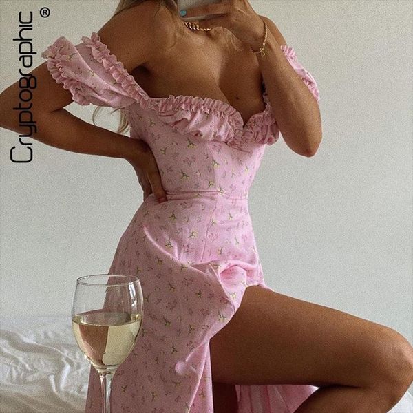 off shoulder ruffles fashion women dresses floral print maxi cottagecore backless split long dress holiday summer, Black;gray
off shoulder ruffles fashion women dresses floral print maxi cottagecore backless split long dress holiday summer, Black;gray