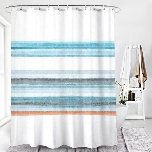 digital printing watercolor stripe gradient custom polyester waterproof shower curtain bathroom home textile curtains
digital printing watercolor stripe gradient custom polyester waterproof shower curtain bathroom home textile curtains