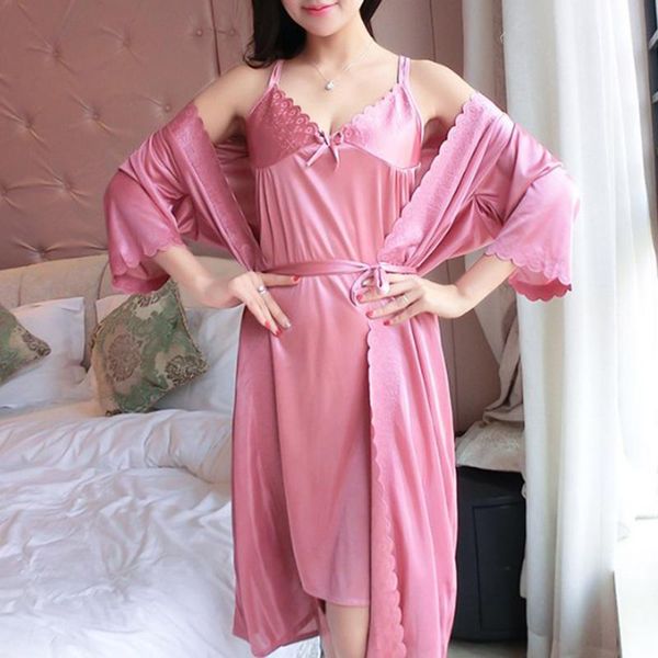 women's sleepwear pajamas two-piece lace ice silk satin night dress nightgown homewear summer solid color, Black;red
women's sleepwear pajamas two-piece lace ice silk satin night dress nightgown homewear summer solid color, Black;red