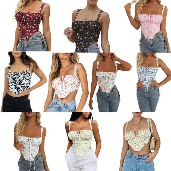 women's tanks & camis women irregular tank adults tie-up boned padded leopard/floral print square collar, White
women's tanks & camis women irregular tank adults tie-up boned padded leopard/floral print square collar, White