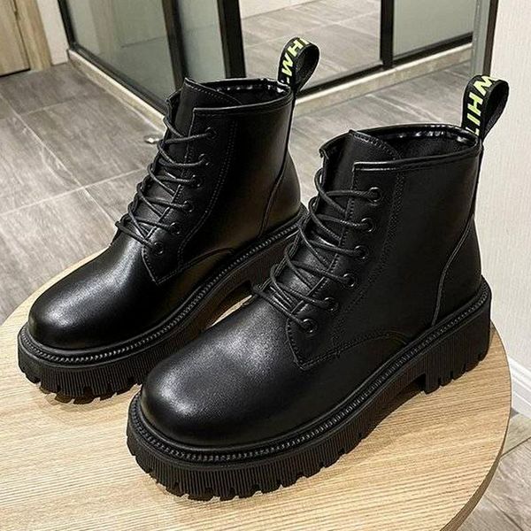 boots winter women's shoes fashion round toe leather bright ankle punk style 2021 stretch black comfortable
boots winter women's shoes fashion round toe leather bright ankle punk style 2021 stretch black comfortable