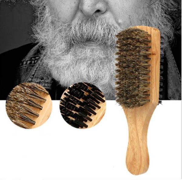 sizes wooden handle men's beard brush men mustache brushes comb double-face facial hairbrush male face massage1, Silver
sizes wooden handle men's beard brush men mustache brushes comb double-face facial hairbrush male face massage1, Silver