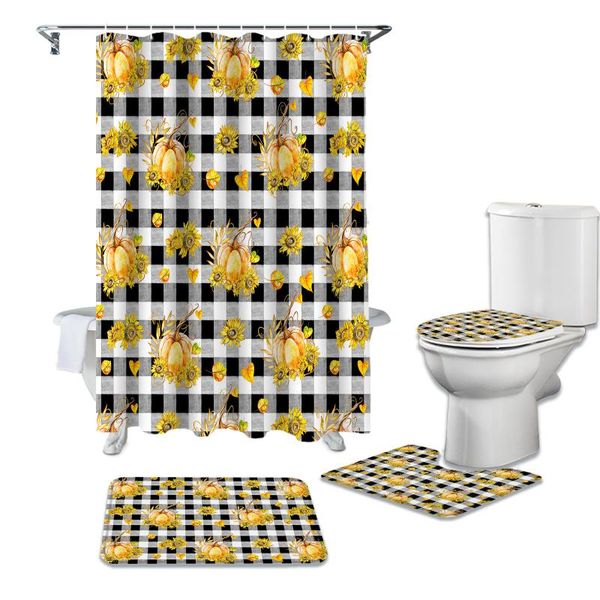 shower curtains autumn pumpkin lattice sunflower curtain sets non-slip rugs toilet lid cover set waterproof bathroom
shower curtains autumn pumpkin lattice sunflower curtain sets non-slip rugs toilet lid cover set waterproof bathroom