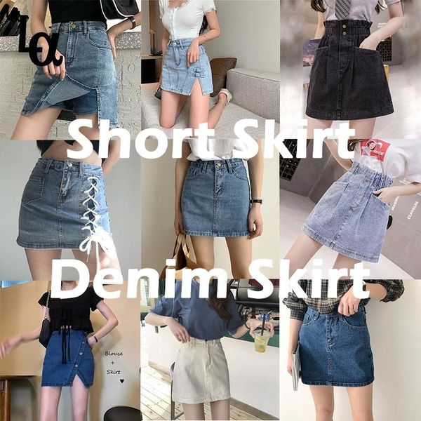 skirts luck a summer denim high waist skirt casual women fashion solid pockets button jeans, Black
skirts luck a summer denim high waist skirt casual women fashion solid pockets button jeans, Black