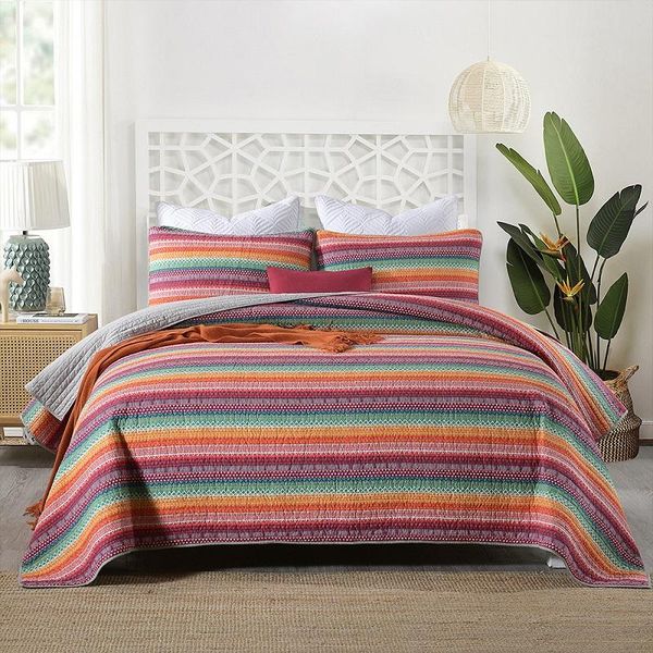 comforters & sets rainbow bedspread on the bed quilt set 3pcs quilted blanket for double cotton cover pillowcase queen size coverlet
comforters & sets rainbow bedspread on the bed quilt set 3pcs quilted blanket for double cotton cover pillowcase queen size coverlet