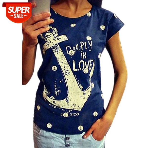 2018 summer tees ladies short t shirt women boat anchor t-shirt female t shirt woman clothes plus size #ly9j, White
2018 summer tees ladies short t shirt women boat anchor t-shirt female t shirt woman clothes plus size #ly9j, White