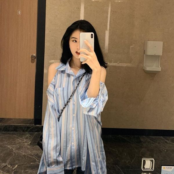 women's blouses & shirts qweek striped shirt for women long sleeve off shoulder blouse korean style spring summer 2021 fashion white bu
women's blouses & shirts qweek striped shirt for women long sleeve off shoulder blouse korean style spring summer 2021 fashion white bu