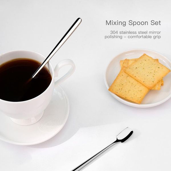 spoons long handled 304 stainless steel coffee spoon ice cream dessert polished stirring drink tea dinnerware two-pieces
spoons long handled 304 stainless steel coffee spoon ice cream dessert polished stirring drink tea dinnerware two-pieces