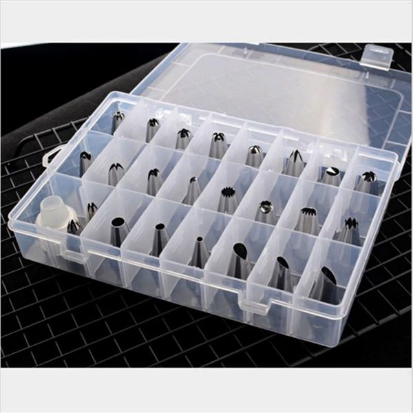 baking & pastry tools 24pcs/set cream cake decorating tip sets various sizes stainless steel bakery and icing piping nozzles repeated use
baking & pastry tools 24pcs/set cream cake decorating tip sets various sizes stainless steel bakery and icing piping nozzles repeated use