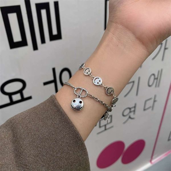 hip hop smiling face knitting pig nose women's personality design korean fashion net red bracelet, Black
hip hop smiling face knitting pig nose women's personality design korean fashion net red bracelet, Black