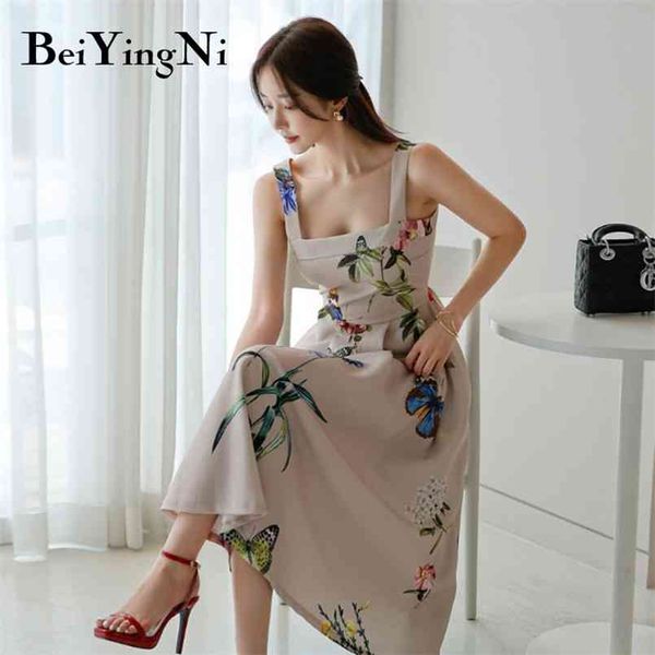 korean floral printed long midi dresses elegant party backless slim vintage summer street strap dress women 210506, Black;gray
korean floral printed long midi dresses elegant party backless slim vintage summer street strap dress women 210506, Black;gray