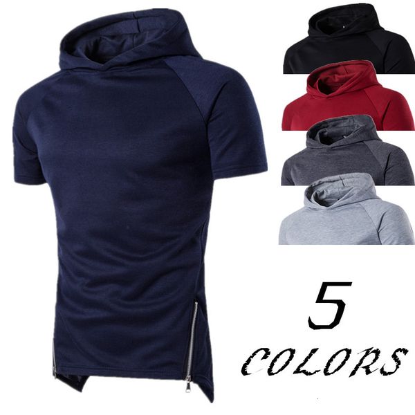 mens sweater men's fashion simple and unique tailoring double zipper pullover short sleeve hoodie dw24, Black
mens sweater men's fashion simple and unique tailoring double zipper pullover short sleeve hoodie dw24, Black