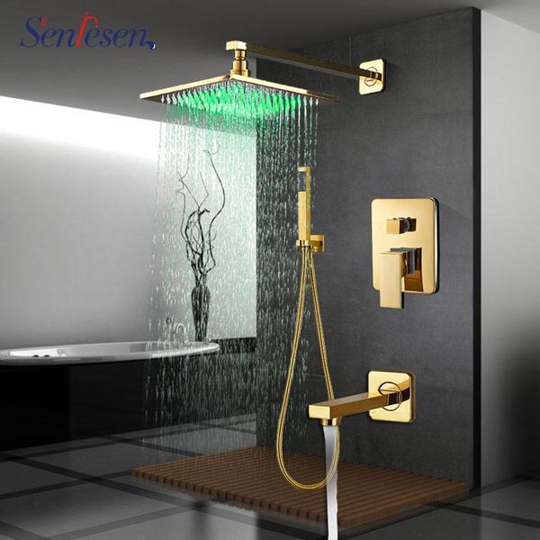gold shower faucet 16 inch head single handle ceramic valve mixer water tap para bathroom sets
gold shower faucet 16 inch head single handle ceramic valve mixer water tap para bathroom sets