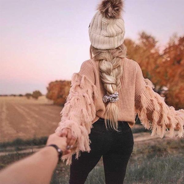 women's sweaters candy color knitted pullover for women fringe tassel soft jumpers pull autumn winter sweater female chic short clothin, White;black
women's sweaters candy color knitted pullover for women fringe tassel soft jumpers pull autumn winter sweater female chic short clothin, White;black
