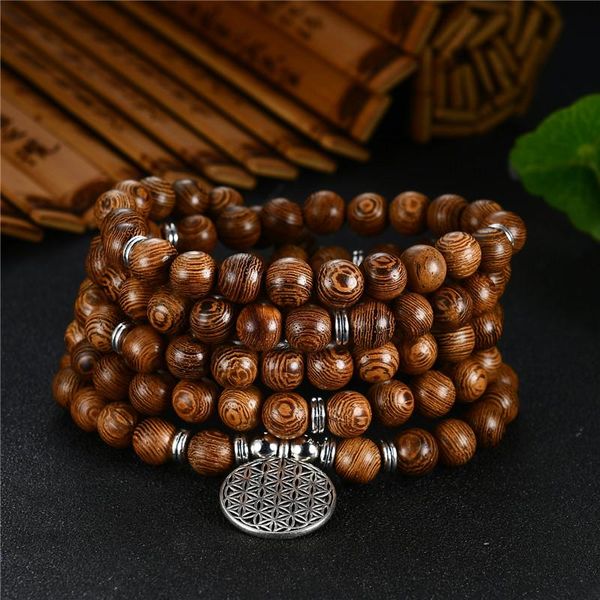 beaded, strands men bracelet 108 beads tibetan buddhist prayer rosary charm mala meditation flower of life lucky wenge wooden for women, Black
beaded, strands men bracelet 108 beads tibetan buddhist prayer rosary charm mala meditation flower of life lucky wenge wooden for women, Black