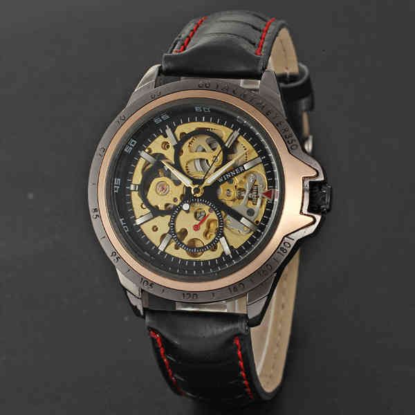 brand winner new men watches skeleton golden arabic numerals iron plate even wind watch mode casual with leather band, Slivery;brown
brand winner new men watches skeleton golden arabic numerals iron plate even wind watch mode casual with leather band, Slivery;brown