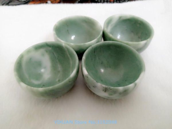 decorative objects & figurines 4pcs exquisite natural green jade tea sets hand grinding delicate cups
decorative objects & figurines 4pcs exquisite natural green jade tea sets hand grinding delicate cups