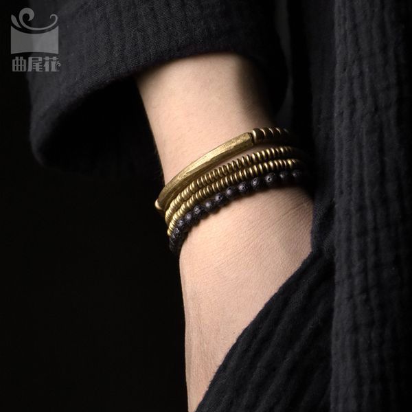 flower multi-layer copper bracelet necklace set female personality volcanic stone male fashion couple, Golden;silver
flower multi-layer copper bracelet necklace set female personality volcanic stone male fashion couple, Golden;silver
