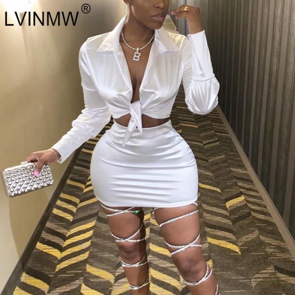 two piece dress sexysatin solid tow set cross bow tie turndown collar long sleeve crop skinny mini skirt female party, White
two piece dress sexysatin solid tow set cross bow tie turndown collar long sleeve crop skinny mini skirt female party, White