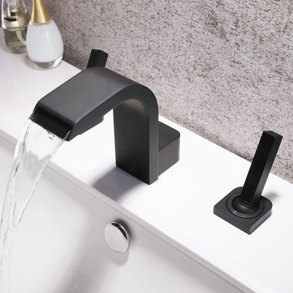 bathroom sink faucets black/white/chrome basin faucet 3 holes double handle waterfall mixer tap brass bathtub deck mounted
bathroom sink faucets black/white/chrome basin faucet 3 holes double handle waterfall mixer tap brass bathtub deck mounted