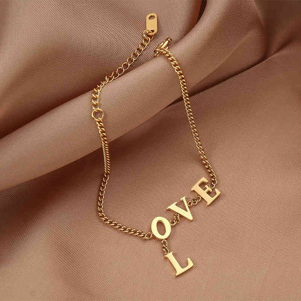 2020 love letter pendant women's stainless steel gold plated aesthetic girl bracelet february 14 valentine's day gift jewelr, Golden;silver
2020 love letter pendant women's stainless steel gold plated aesthetic girl bracelet february 14 valentine's day gift jewelr, Golden;silver