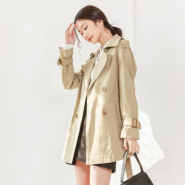 women's trench coats windbreaker coat spring and autumn 2021 high-end medium long korean loose, Tan;black
women's trench coats windbreaker coat spring and autumn 2021 high-end medium long korean loose, Tan;black