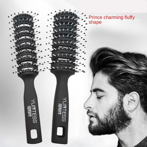 hair brushes does not hurt scalp ribs oil hairdressing big back head anti-static nine-row smooth massage barber comb, Silver
hair brushes does not hurt scalp ribs oil hairdressing big back head anti-static nine-row smooth massage barber comb, Silver