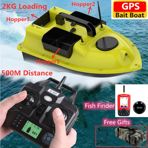 gps bait boat 500m 2.4g remote control fishing bait boat gps position auto cruise with fish finder boat 3 hoppers large toy
gps bait boat 500m 2.4g remote control fishing bait boat gps position auto cruise with fish finder boat 3 hoppers large toy