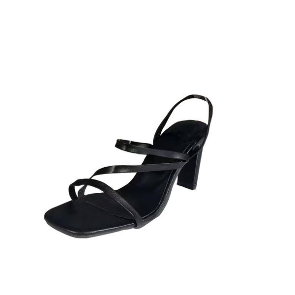 sandals 2021 women pumps summer fashion open toe high heels shoes female halved belt thick party casual females, Black
sandals 2021 women pumps summer fashion open toe high heels shoes female halved belt thick party casual females, Black