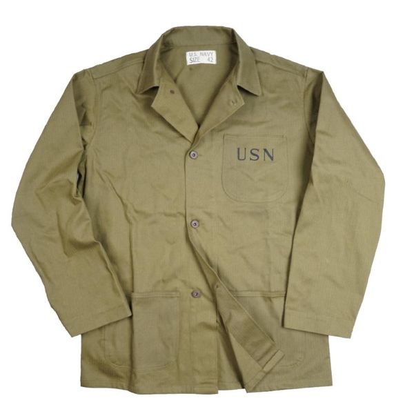 men's jackets navy hbt usn jacket plywood suit coat retro us army america for men training khaki, Black;brown
men's jackets navy hbt usn jacket plywood suit coat retro us army america for men training khaki, Black;brown