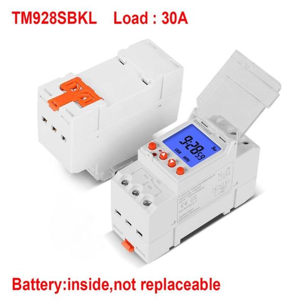 rail timer backlight large screen display 85-265v 16a/30a times 1 second min interval 7 days programmable timers
rail timer backlight large screen display 85-265v 16a/30a times 1 second min interval 7 days programmable timers