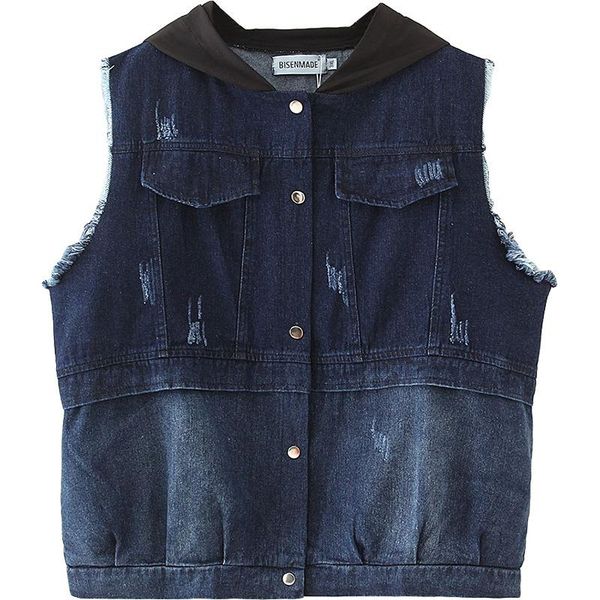 women's vests women spring summer lady jacket female gradient color denim waistcoat plus size fashion s6-9621, Black;white
women's vests women spring summer lady jacket female gradient color denim waistcoat plus size fashion s6-9621, Black;white