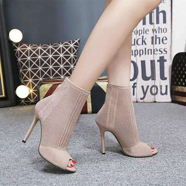 boots 2021 women heels high thin heel knitted ankle woman fashion women's pumps hollow out ladies peep toe elegant sock female shoes, Black
boots 2021 women heels high thin heel knitted ankle woman fashion women's pumps hollow out ladies peep toe elegant sock female shoes, Black