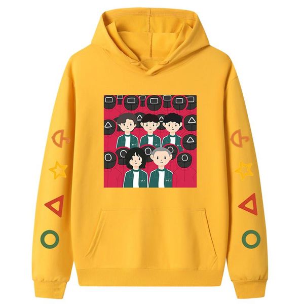men's hoodies & sweatshirts squid game men women casual long sleeve print pullover loose round six clothes streetwear, Black
men's hoodies & sweatshirts squid game men women casual long sleeve print pullover loose round six clothes streetwear, Black